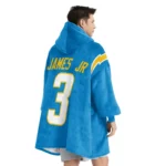 Nfl Los Angeles Chargers Blanket Hoodie Derwin James Jr 1