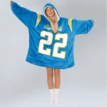 Nfl Los Angeles Chargers Blanket Hoodie Harris 1