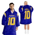 Nfl Los Angeles Chargers Blanket Hoodie Justin Herbert 1