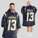 Nfl Los Angeles Chargers Blanket Hoodie Keenan Allen 1