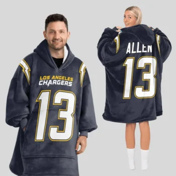 Nfl Los Angeles Chargers Blanket Hoodie Keenan Allen 1