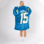 Nfl Los Angeles Chargers Blanket Hoodie Ladd Mcconkey Blue 1