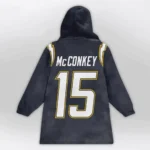 Nfl Los Angeles Chargers Blanket Hoodie Ladd Mcconkey Navy 1