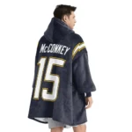 Nfl Los Angeles Chargers Blanket Hoodie Ladd Mcconkey Navy 1