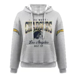 Nfl Los Angeles Chargers Waffle Hoodie Bolt Up 1
