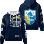 Nfl Los Angeles Chargers Waffle Hoodie Go Chargers 1