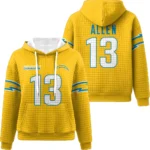 Nfl Los Angeles Chargers Waffle Hoodie Keenan Allen 1