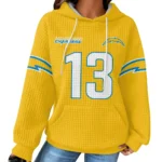 Nfl Los Angeles Chargers Waffle Hoodie Keenan Allen 1