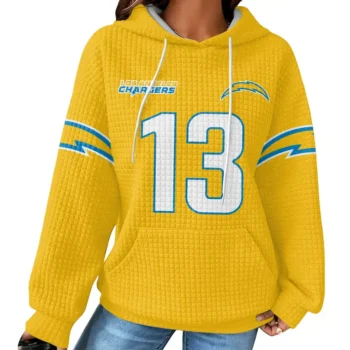 Nfl Los Angeles Chargers Waffle Hoodie Keenan Allen 2