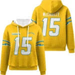 Nfl Los Angeles Chargers Waffle Hoodie Ladd Mcconkey 1