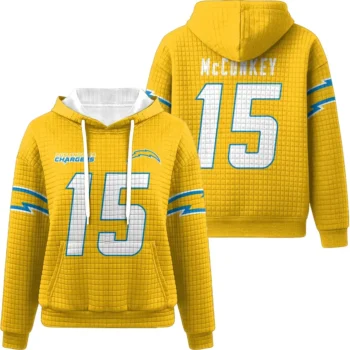 Nfl Los Angeles Chargers Waffle Hoodie Ladd Mcconkey 1