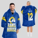 Nfl Los Angeles Rams Blanket Hoodie Jared Verse 1