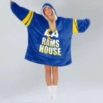 Nfl Los Angeles Rams Blanket Hoodie Jared Verse 1