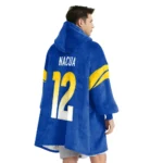 Nfl Los Angeles Rams Blanket Hoodie Jared Verse White 1