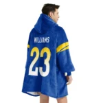 Nfl Los Angeles Rams Blanket Hoodie Kyren Williams 1