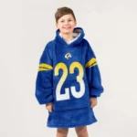 Nfl Los Angeles Rams Blanket Hoodie Kyren Williams 1