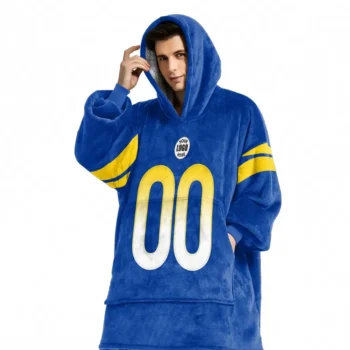 Nfl Los Angeles Rams Custom Blanket Hoodie 2