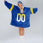Nfl Los Angeles Rams Custom Blanket Hoodie 1