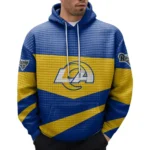 Nfl Los Angeles Rams Custom Waffle Hoodie 2