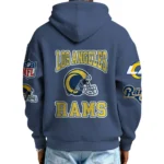Nfl Los Angeles Rams Quarter Zip Waffle Hoodie Team 1