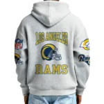 Nfl Los Angeles Rams Quarter Zip Waffle Hoodie Whose House Rams 1