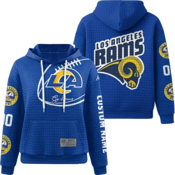 Nfl Los Angeles Rams Waffle Hoodie Go Rams 1