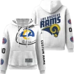 Nfl Los Angeles Rams Waffle Hoodie Go Rams White 1