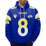 Nfl Los Angeles Rams Waffle Hoodie Jared Verse 1