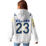 Nfl Los Angeles Rams Waffle Hoodie Kyren Williams 1