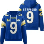Nfl Los Angeles Rams Waffle Hoodie Matthew Stafford 1