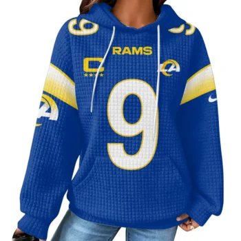 Nfl Los Angeles Rams Waffle Hoodie Matthew Stafford 2