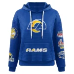 Nfl Los Angeles Rams Waffle Hoodie Puka Nacua 1