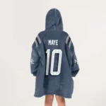 Nfl New England Patriots Blanket Hoodie Drake Maye 1