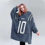 Nfl New England Patriots Blanket Hoodie Drake Maye 1