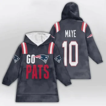 Nfl New England Patriots Blanket Hoodie Go Pats 1