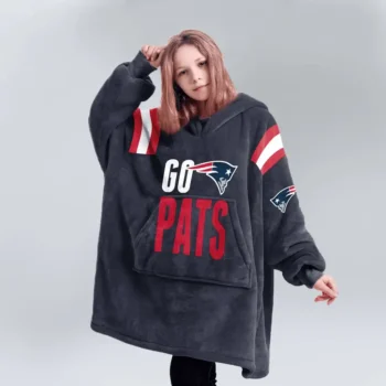 Nfl New England Patriots Blanket Hoodie Go Pats 2