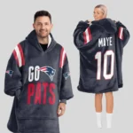 Nfl New England Patriots Blanket Hoodie Go Pats 1