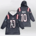 Nfl New England Patriots Blanket Hoodie Jersey Style 1