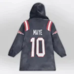 Nfl New England Patriots Blanket Hoodie Jersey Style 1