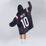 Nfl New England Patriots Blanket Hoodie Jersey Style 1
