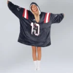 Nfl New England Patriots Blanket Hoodie Jersey Style 1