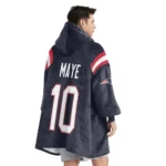 Nfl New England Patriots Blanket Hoodie Jersey Style 1