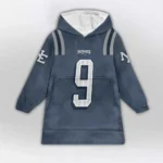 Nfl New England Patriots Blanket Hoodie Kayshon Boutte 1