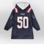 Nfl New England Patriots Blanket Hoodie Mike Vrabel 1