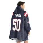 Nfl New England Patriots Blanket Hoodie Mike Vrabel 1