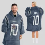 Nfl New England Patriots Blanket Hoodie Rivalries Jersey Style 1