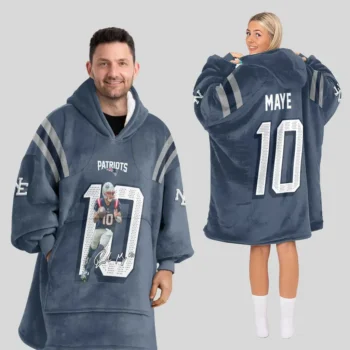 Nfl New England Patriots Blanket Hoodie Rivalries Jersey Style 1