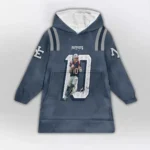 Nfl New England Patriots Blanket Hoodie Rivalries Jersey Style 1