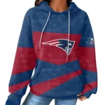 Nfl New England Patriots Custom Waffle Hoodie 1