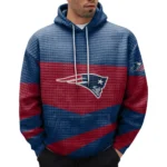 Nfl New England Patriots Custom Waffle Hoodie 1